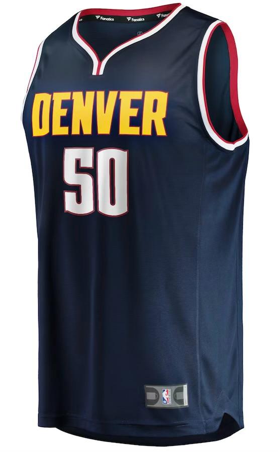 Denver Nuggets Aaron Gordon Navy Jersey - Icon Edition