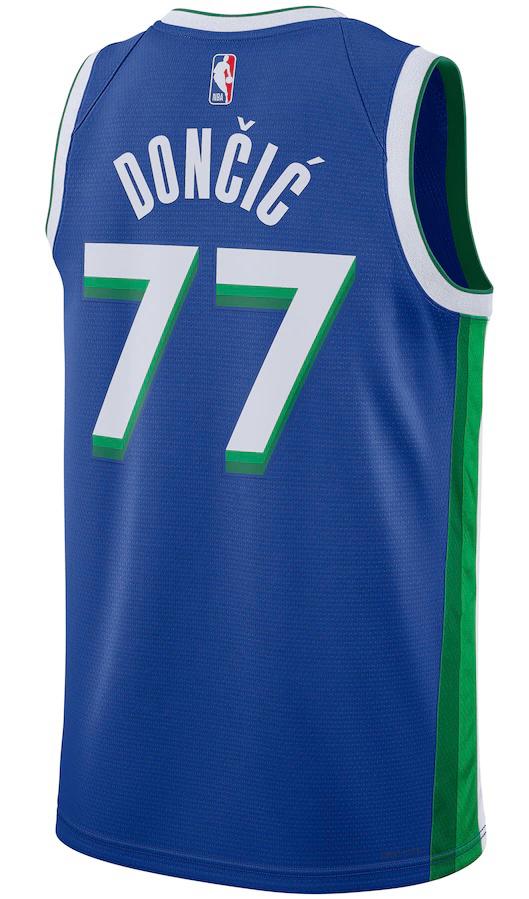 Dallas Mavericks Luka Doncic Blue 2022/23 Jersey - City Edition