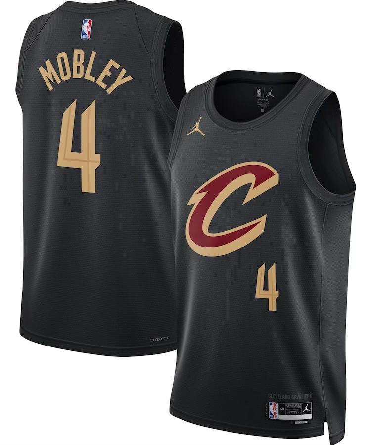 Cleveland Cavaliers Evan Mobley Black Jersey - Statement Edition