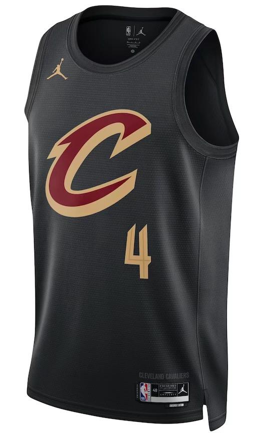 Cleveland Cavaliers Evan Mobley Black Jersey - Statement Edition