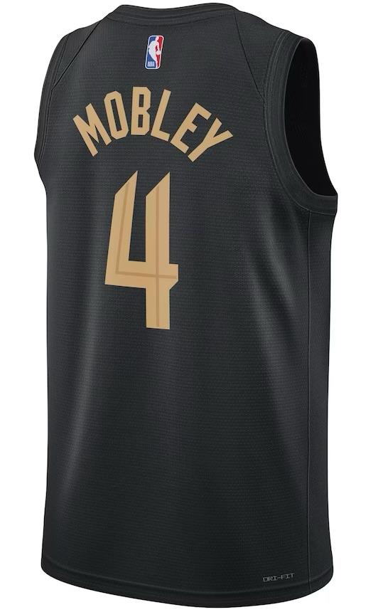 Cleveland Cavaliers Evan Mobley Black Jersey - Statement Edition