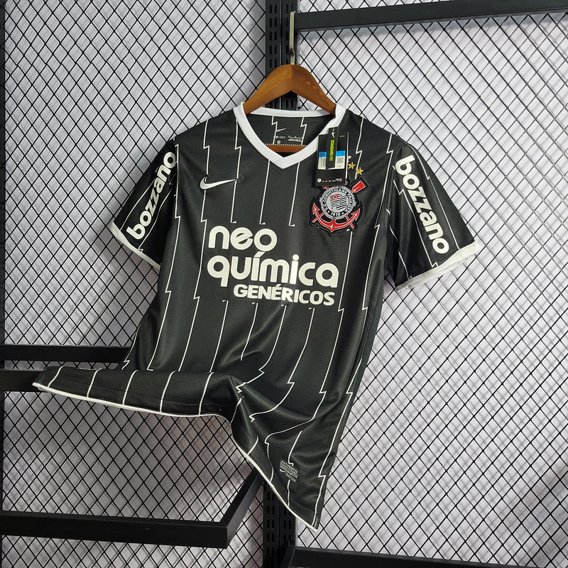 Camiseta Corinthians Retro 2011 - Negro