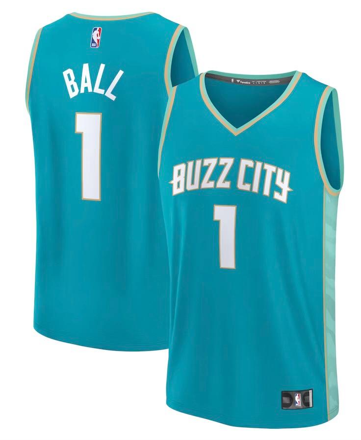 Charlotte Hornets LaMelo Ball Teal 2023/24 Jersey - City Edition