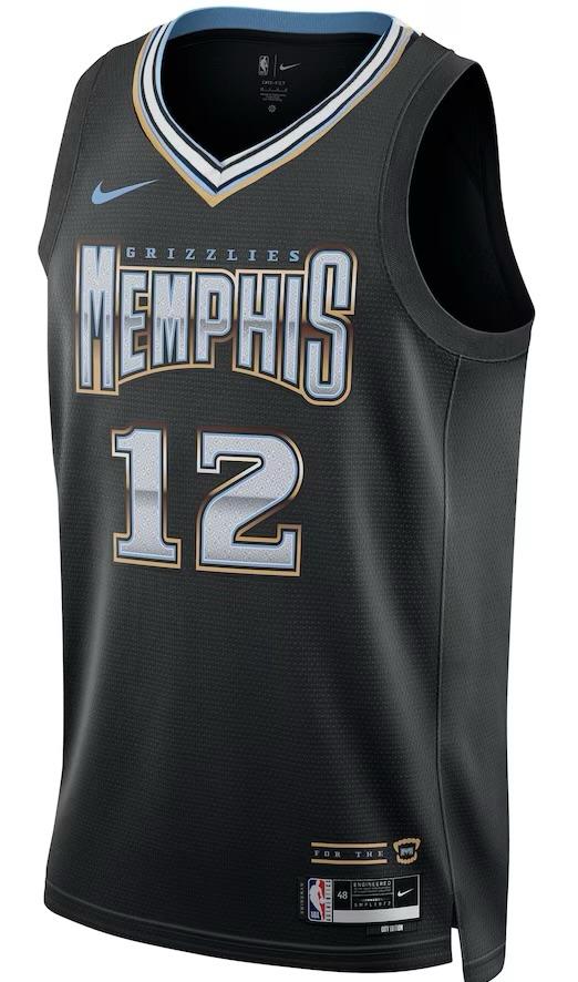 Memphis Grizzlies Ja Morant Black 2022/23 Jersey - City Edition