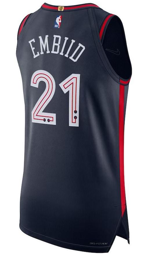 Camiseta Philadelphia 76ers - Joel Embiid 2023/24