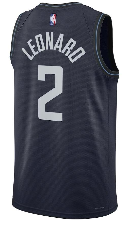 LA Clippers Kawhi Leonard Navy 2023/24 Jersey - City Edition