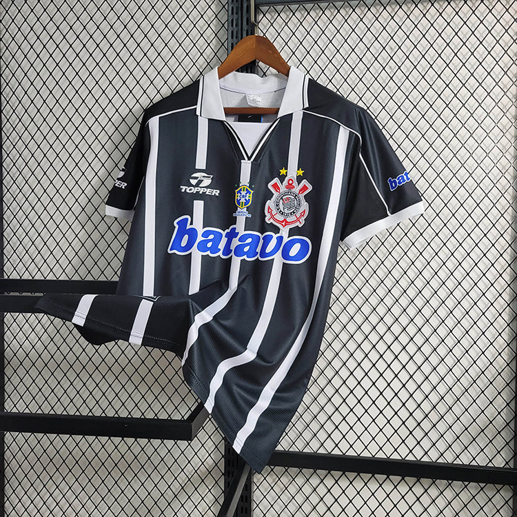 Camiseta Corinthians Retro 1999 - Negro