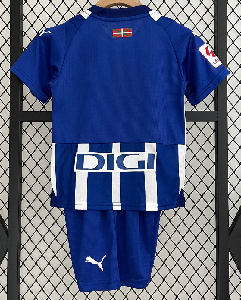 Camiseta y Pantalones para niños Deportivo Alavés Primera Equipacion 23/24