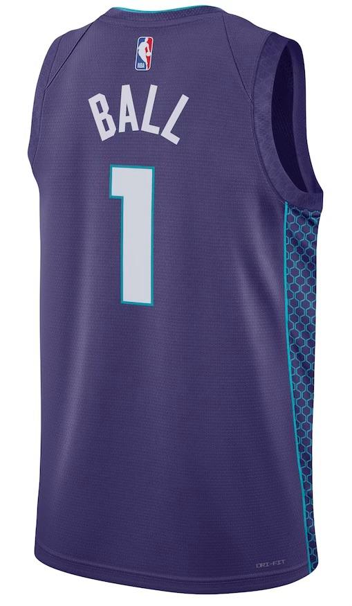 Charlotte Hornets LaMelo Ball Purple Jersey - Statement Edition