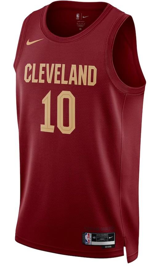 Cleveland Cavaliers Darius Garland Wine Jersey - Icon Edition