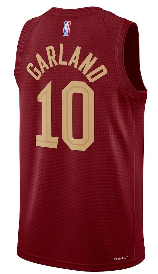 Cleveland Cavaliers Darius Garland Wine Jersey - Icon Edition