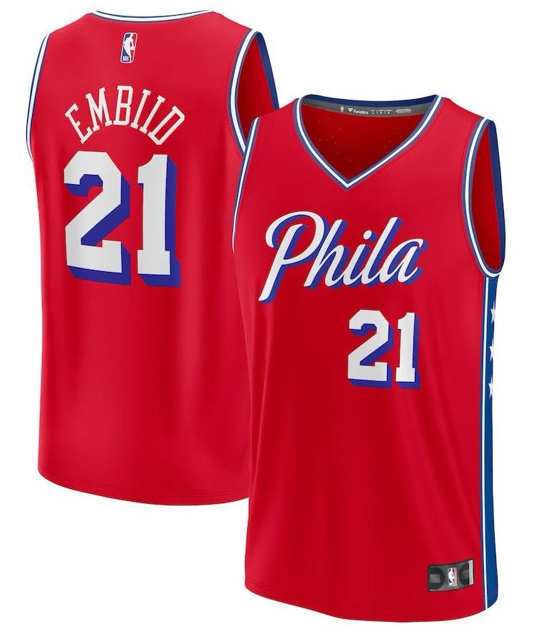 Camiseta Philadelphia 76ers - Joel Embiid