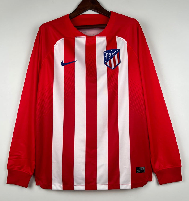 Camiseta Manga Larga Atletico de Madrid Primera Equipacion 23/24