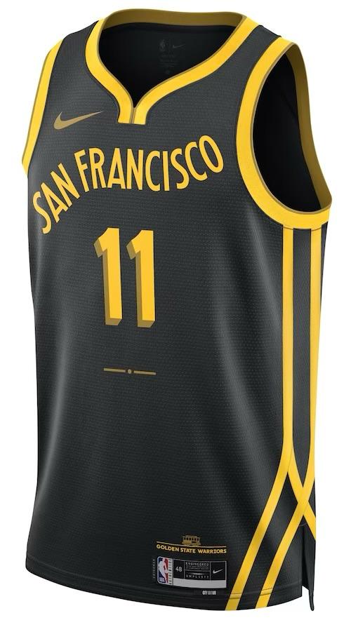 Golden State Warriors Klay Thompson Black 2023/24  Jersey - City Edition