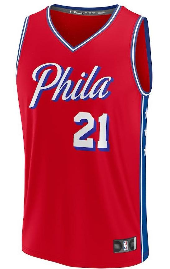 Camiseta Philadelphia 76ers - Joel Embiid