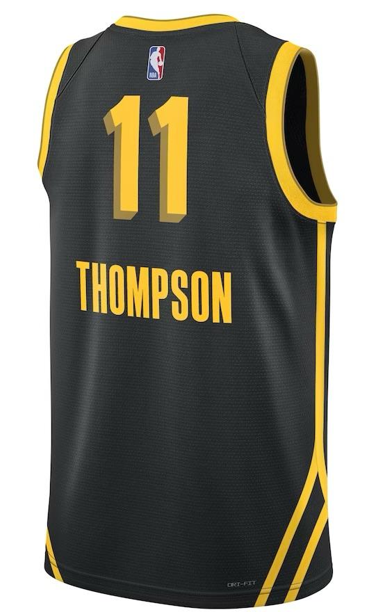 Golden State Warriors Klay Thompson Black 2023/24  Jersey - City Edition