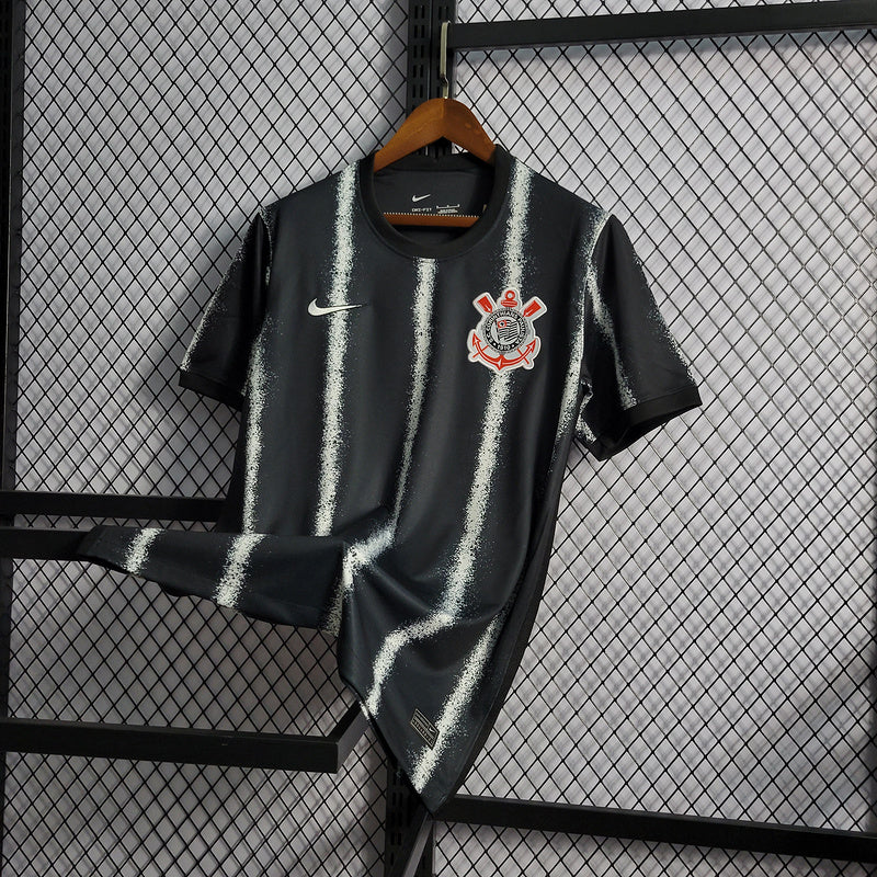 Camiseta Corinthians Retro 2021/22 - Negro