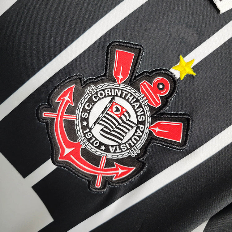 Camiseta Corinthians Retro 1997 - Negro