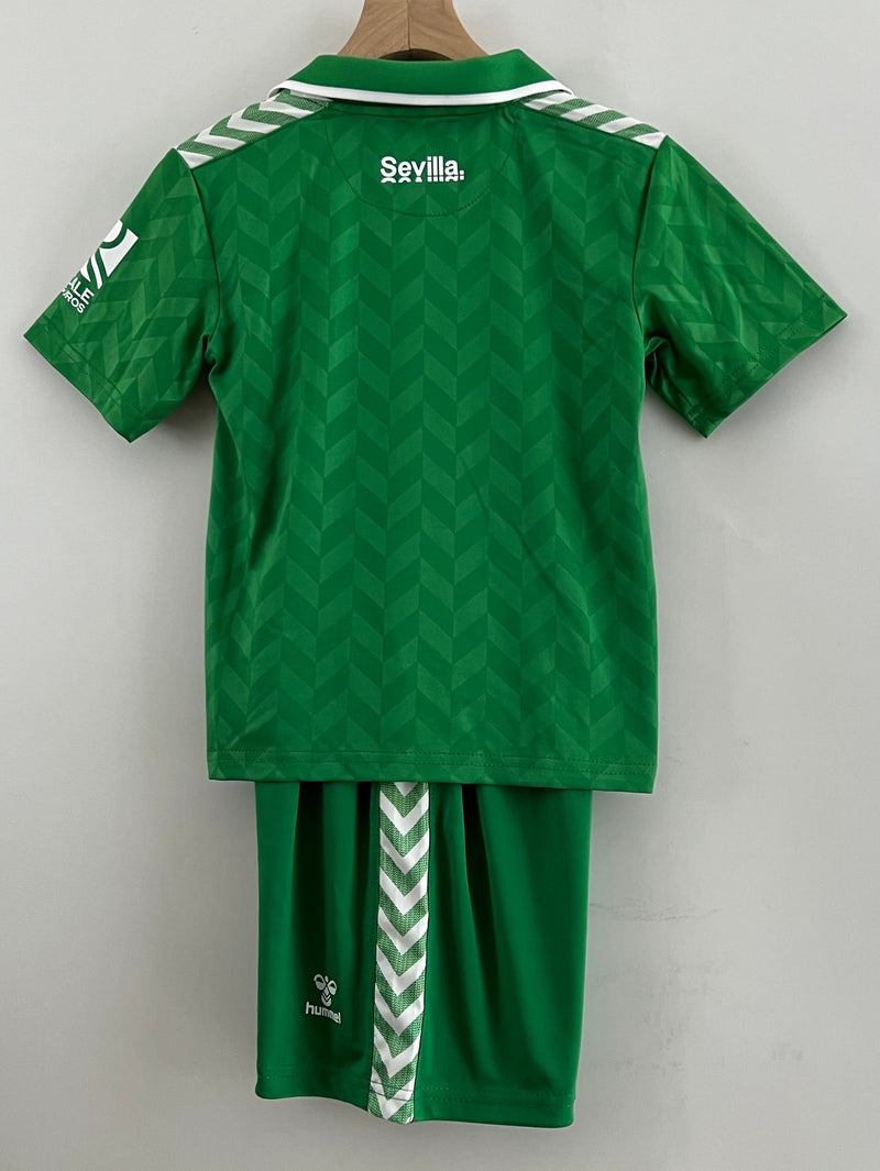 Camiseta y Pantalones para niños Real Betis Segunda Equipacion 23/24