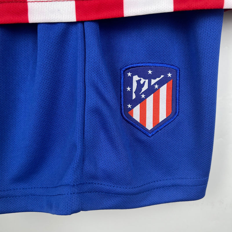 Camiseta y Pantalones para niños Atletico de Madrid Primera Equipacion 23/24