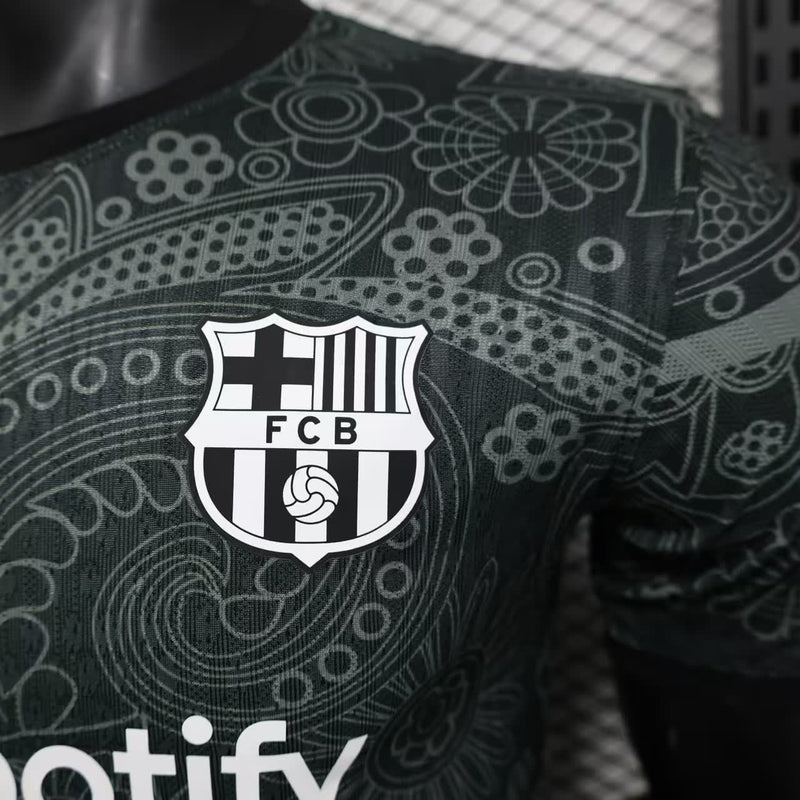 Camiseta Barcelona 24/25 Negra Edición Especial - Jugador