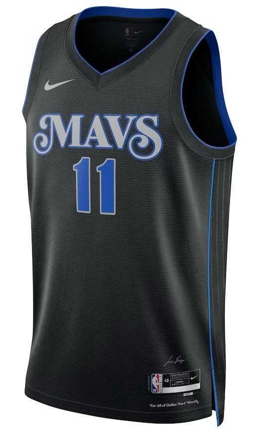 Dallas Mavericks Kyrie Irving Black 2023/24 Jersey - City Edition