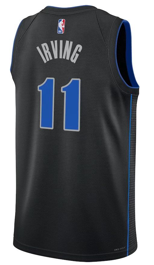 Dallas Mavericks Kyrie Irving Black 2023/24 Jersey - City Edition