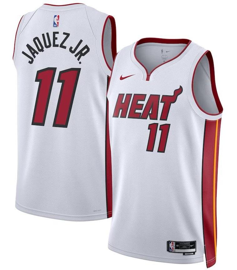 Miami Heat Jaime Jaquez Jr. White Jersey - Association Swingman