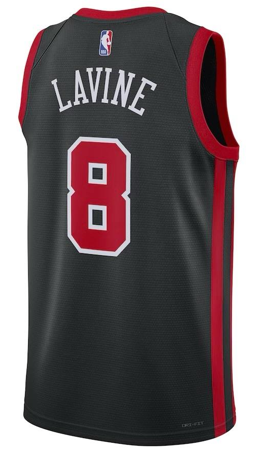 Chicago Bulls Zach LaVine Black 2023/24 Jersey - City Edition