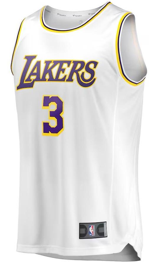 Los Angeles Lakers Anthony Davis White Jersey - Association Edition