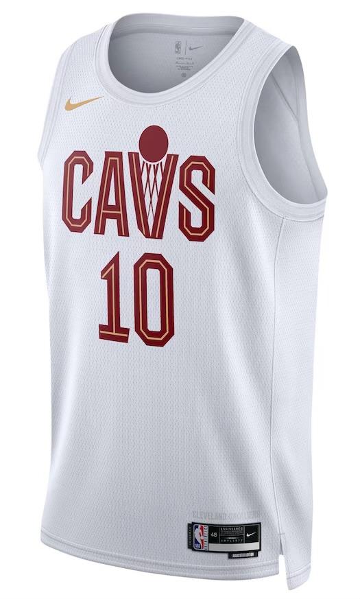 Cleveland Cavaliers Darius Garland White Jersey - Association Edition