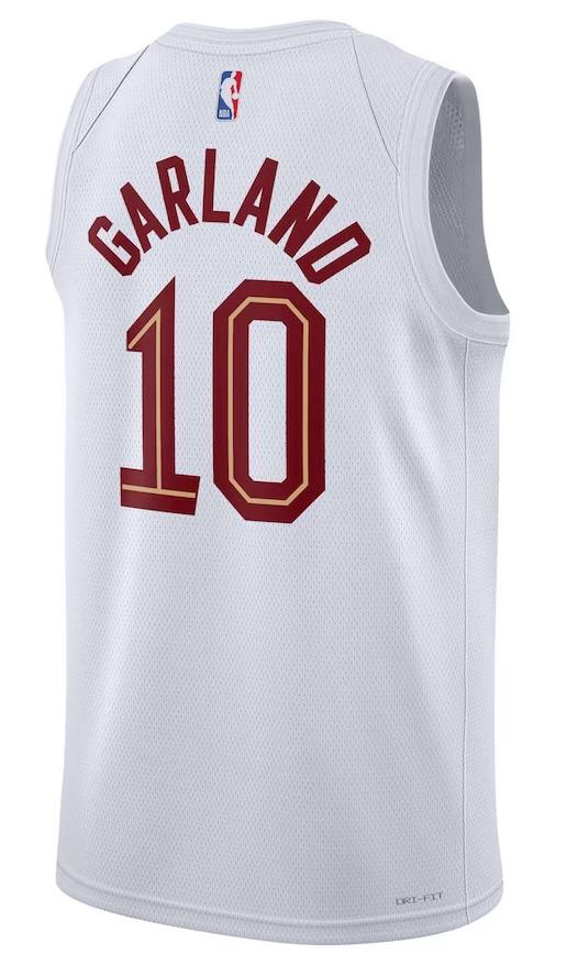 Cleveland Cavaliers Darius Garland White Jersey - Association Edition