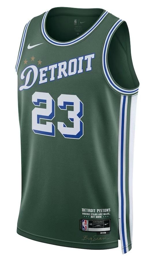 Detroit Pistons Jaden Ivey Green 2022/23 Jersey - City Edition