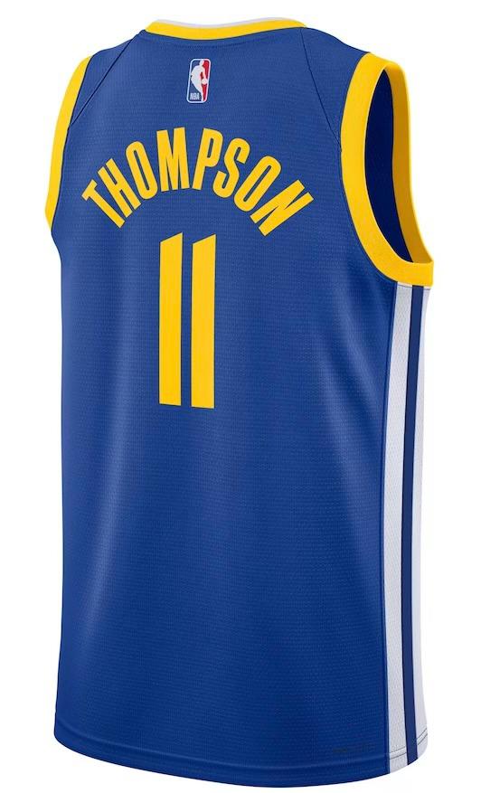 Golden State Warriors Klay Thompson Royal Jersey - Icon Edition