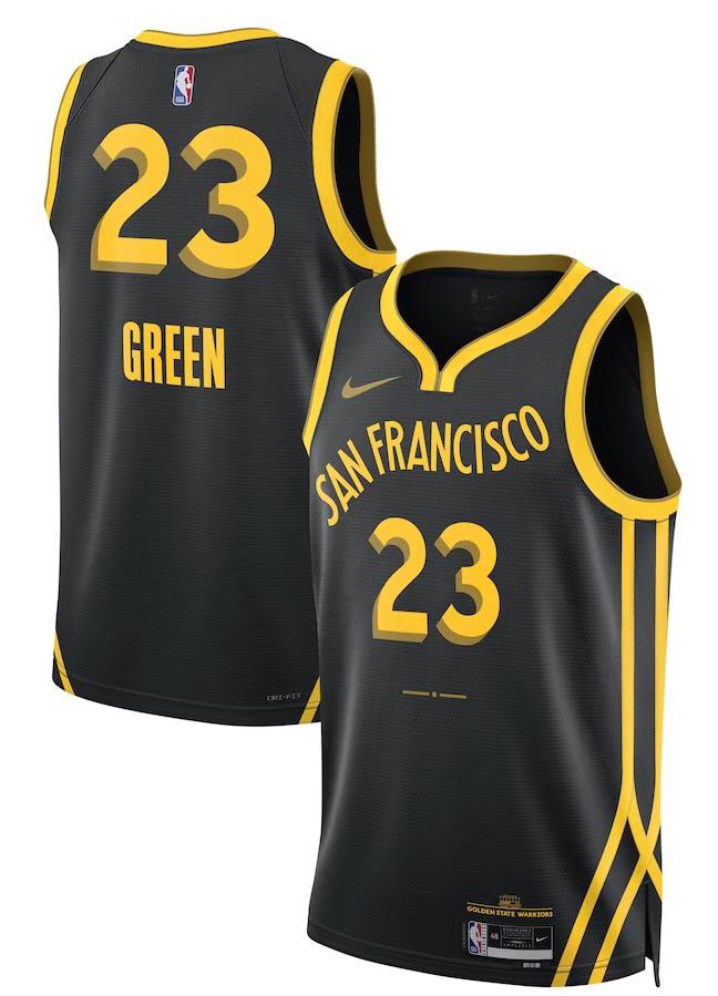 Golden State Warriors Draymond Green Black 2023/24 Jersey - City Edition