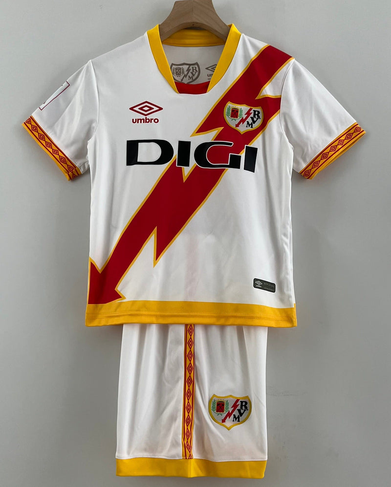 Camiseta y Pantalones para niños Rayo Vallecano Primera Equipacion 23/24