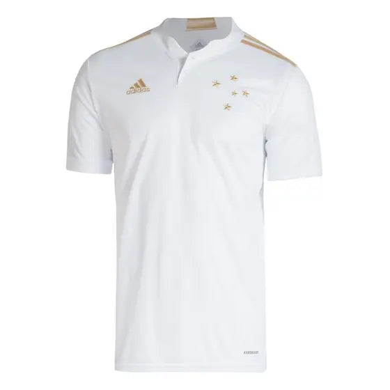 Camisa Cruzeiro II 21/22 Adidas - Blanco e Dorado