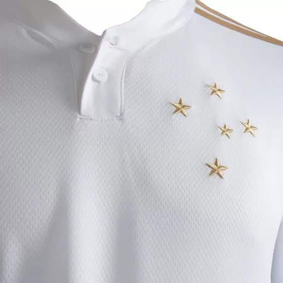 Camisa Cruzeiro II 21/22 Adidas - Blanco e Dorado