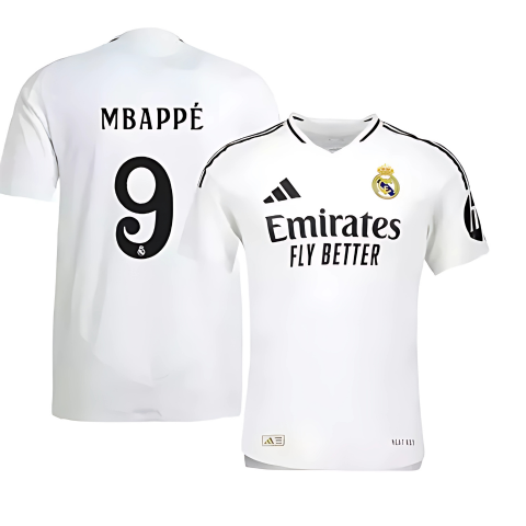 Camiseta Real Madrid Primeira Equipacion 24/25 - Con Patch UCL 15 - Jugador