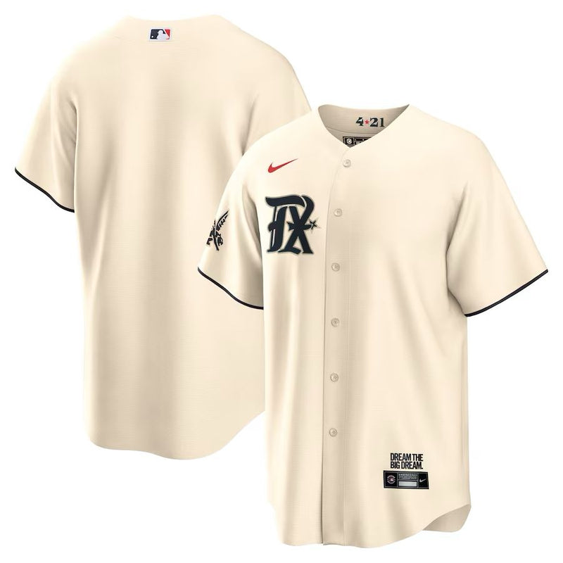 Camiseta Texas Rangers – S/N Crema