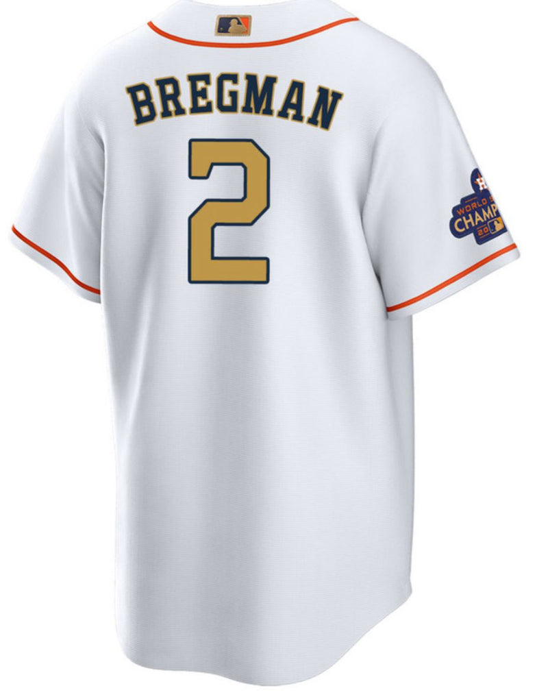 Houston Astros Alex Bregman – Gold Collection Jersey