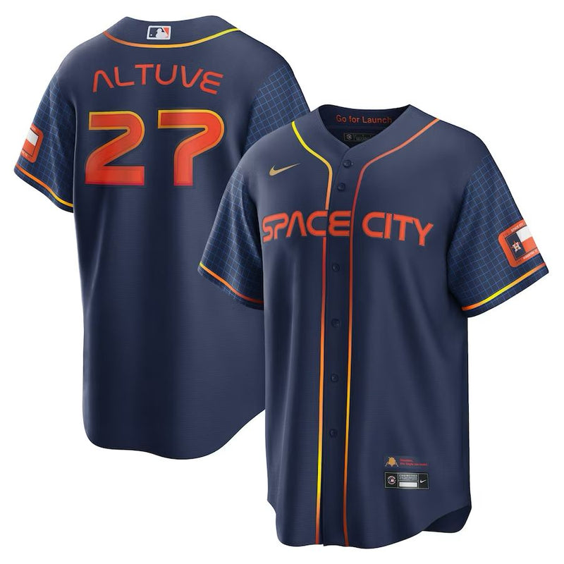 Houston Astros Jose Altuve – Navy Jersey