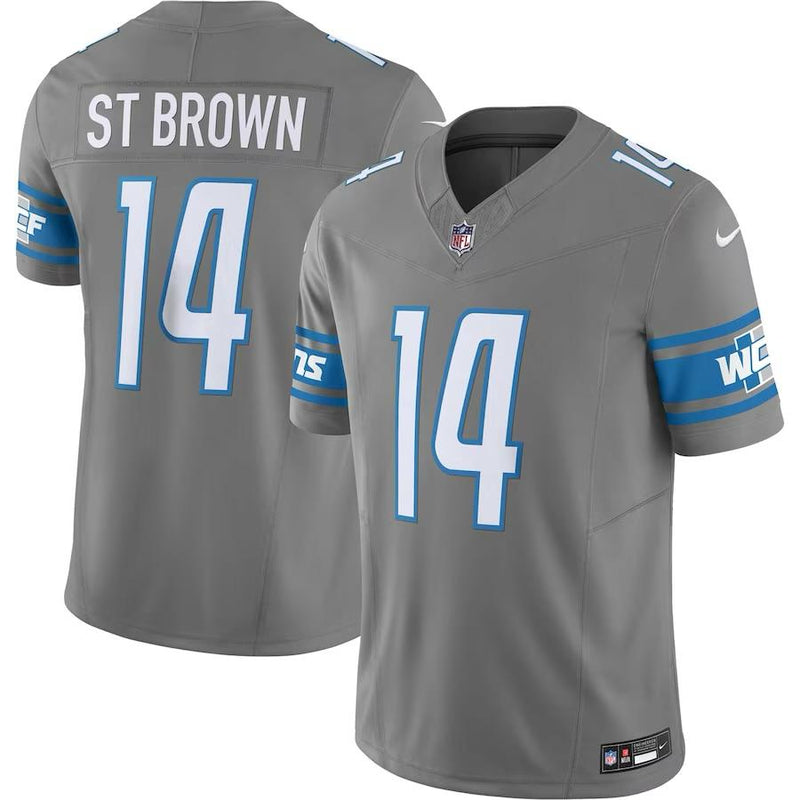 Detroit Lions Amon-Ra St Brown – Silver Jersey