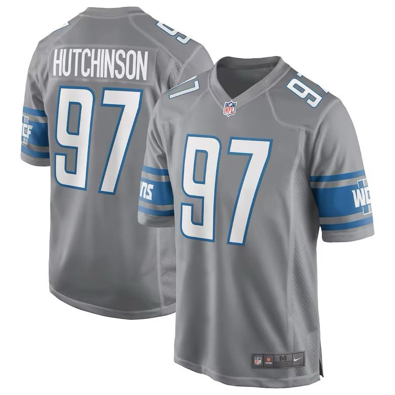 Detroit Lions Aidan Hutchinson – Silver Jersey