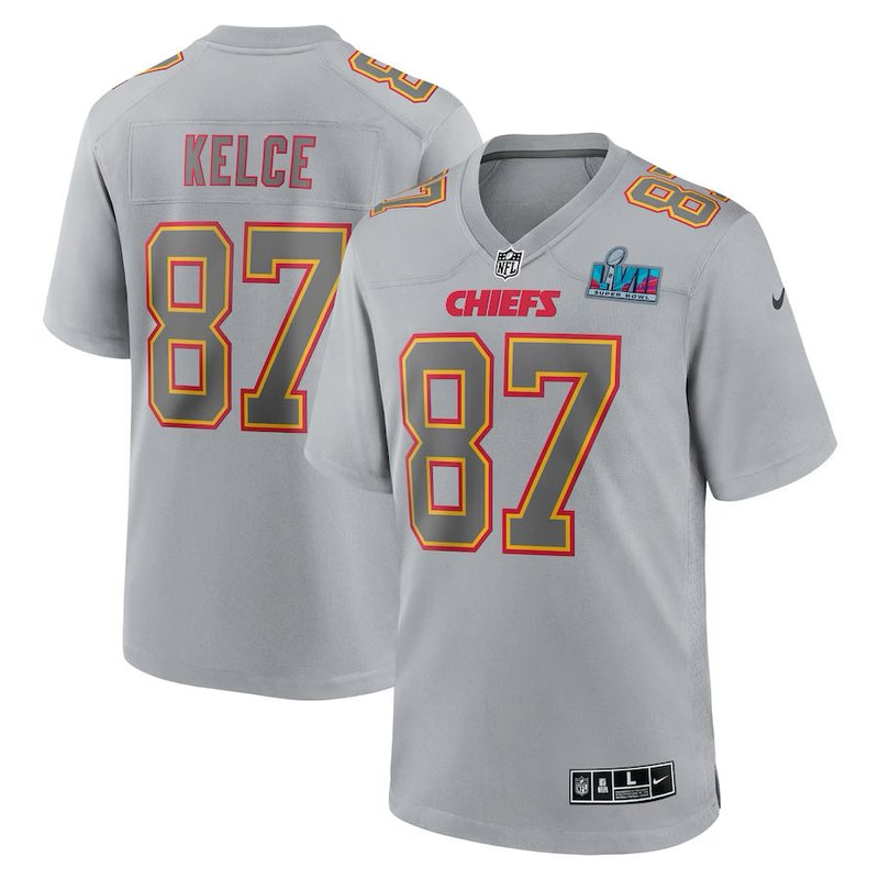 Kansas City Chiefs Travis Kelce – Super Bowl LVII Gray Jersey