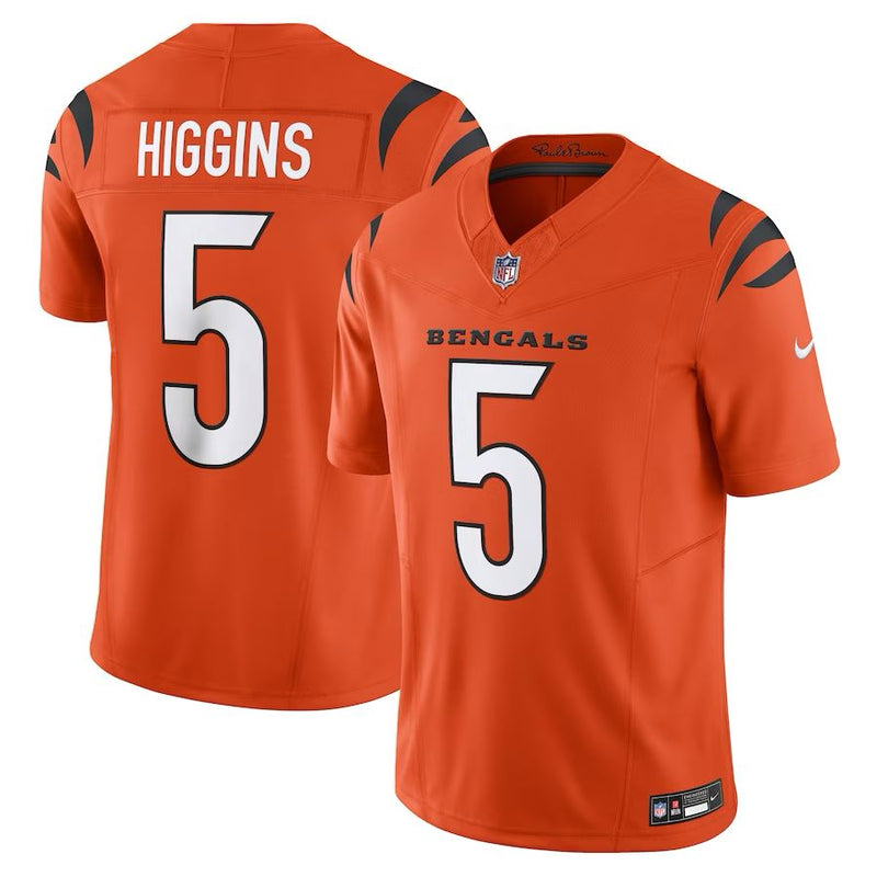 Cincinnati Bengals Tee Higgins – Orange Jersey