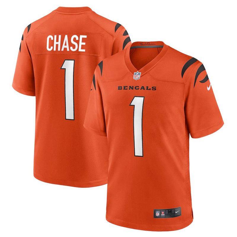 Cincinnati Bengals Ja’Marr Chase – Orange Jersey