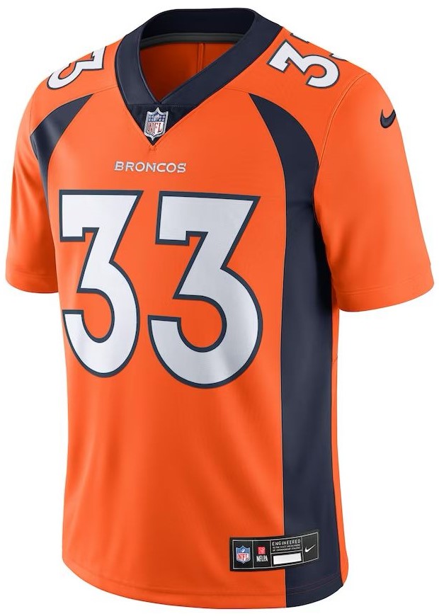 Denver Broncos Javonte Williams – Orange Jersey