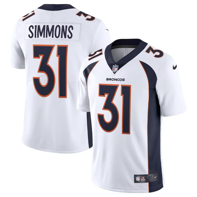 Denver Broncos Justin Simmons – White Jersey