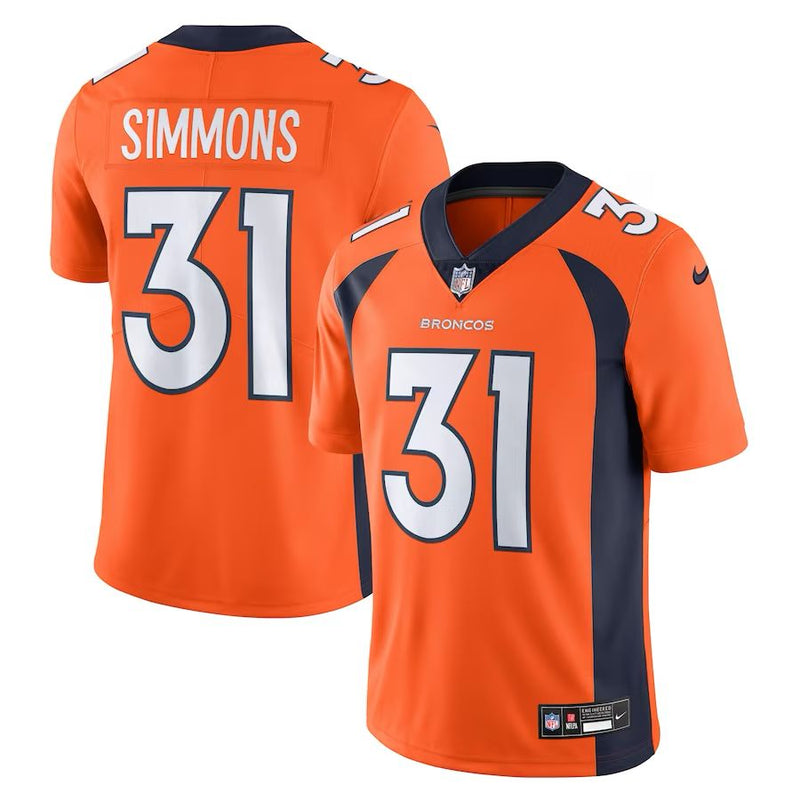 Denver Broncos Justin Simmons – Orange Jersey